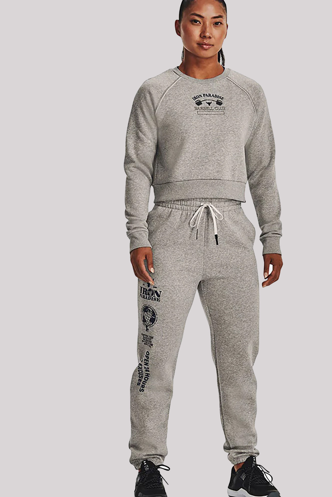 Свитшот UA Pjt Rck Hm Gym Flc Crw 4