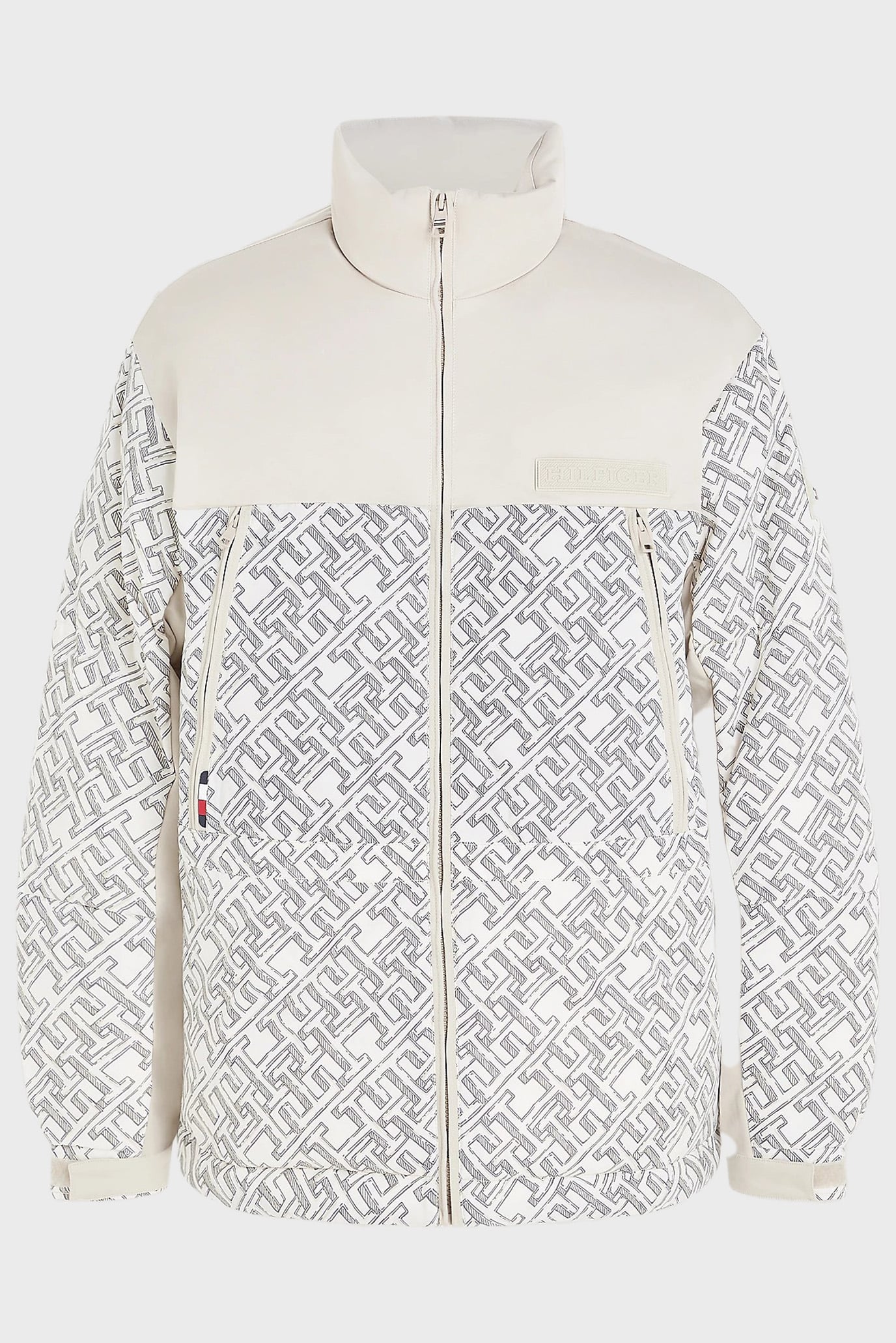 Мужская белая куртка с узором NEW YORK MONOGRAM PRT MID LENGTH 5