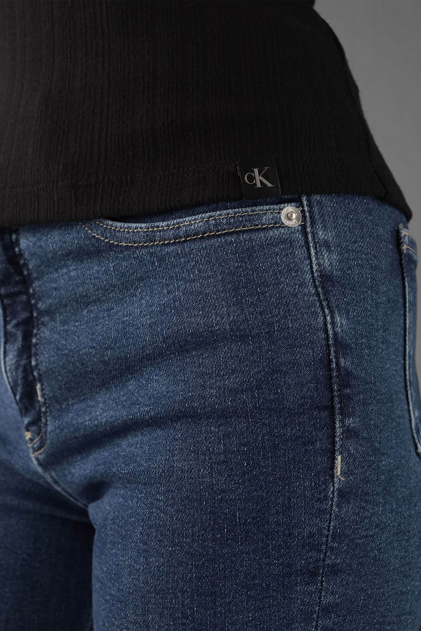 Женский черный топ WARM TEXTURE RIB BARDOT TOP 4