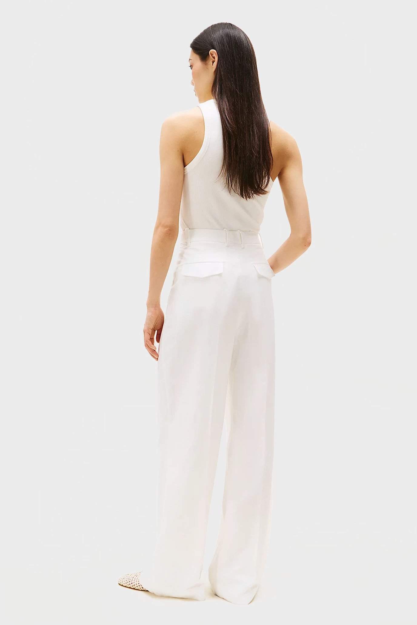 Брюки LINEN MIX RLXD STRAIGHT PANTSTommy Hilfiger Брюки LINEN MIX RLXD STRAIGHT PANTS 4