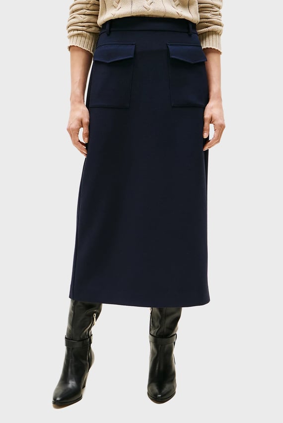 Юбка PUNTO TAILORED MIDI SKIRT Tommy Hilfiger