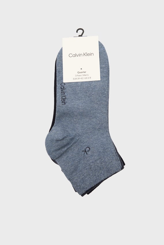 Носки CK MEN QUARTER 3P Calvin Klein Носки CK MEN QUARTER 3P Calvin Klein