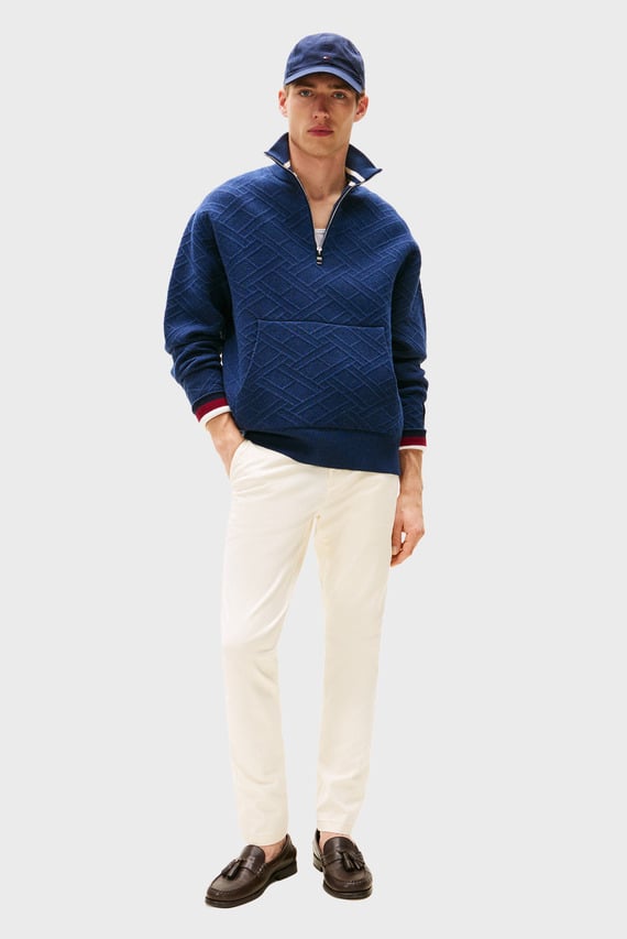 Свитер/T1 FLAG 3D KNITTED HALF ZIP