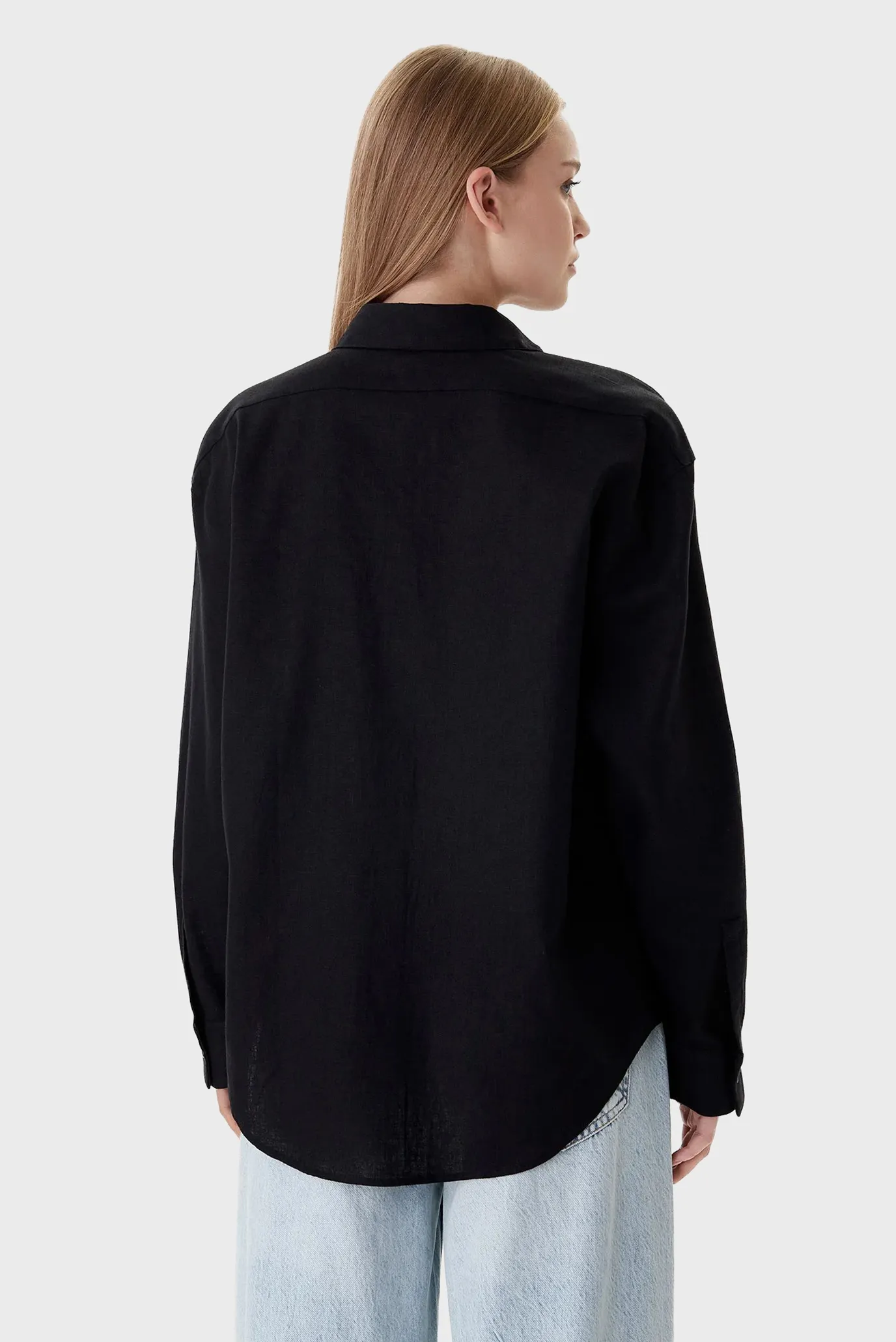 Рубашка Cotton Linen Roll Tab Shirt 3