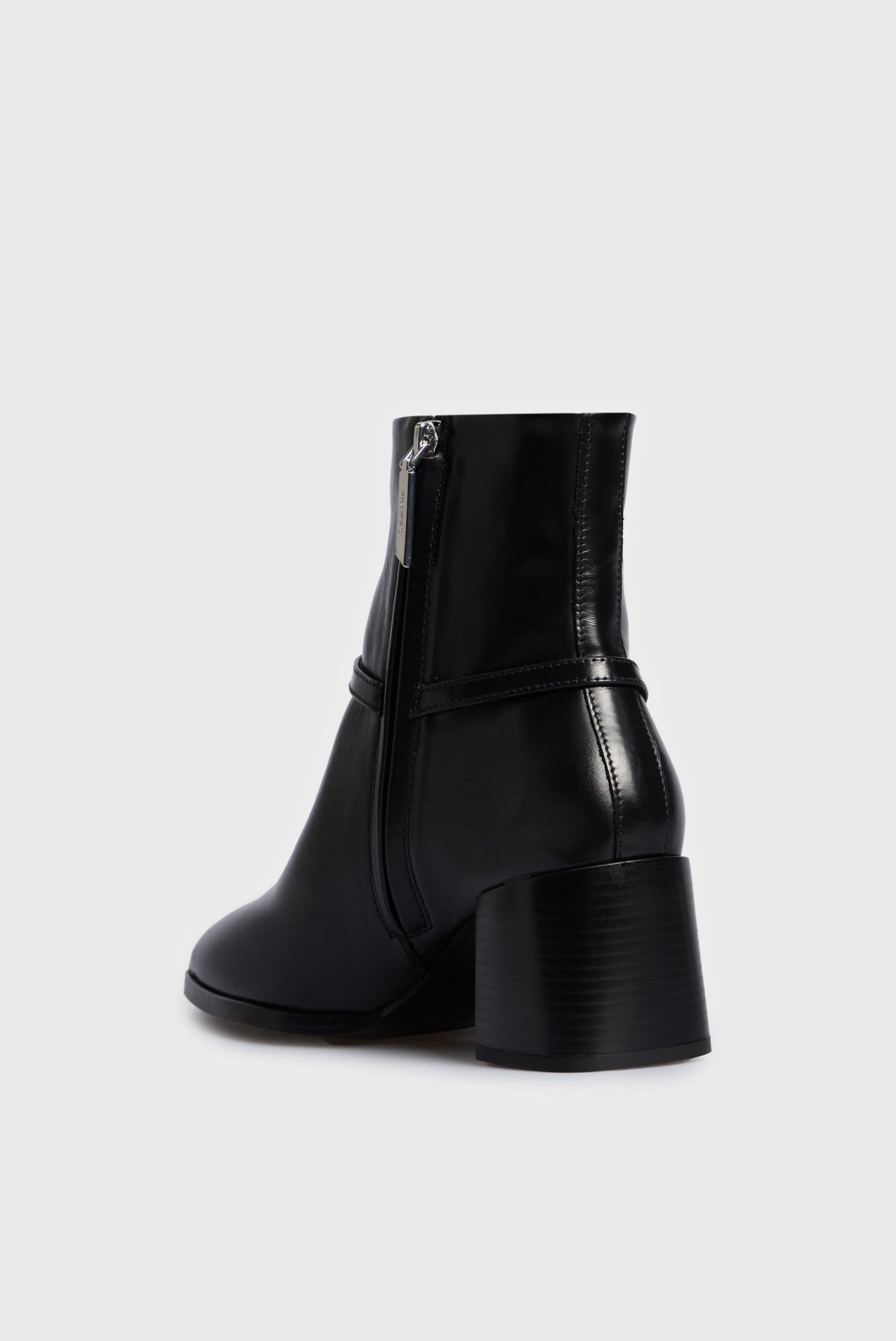 Женские черные кожаные ботильоны ANKLE BOOT 55 W HW LTH 5