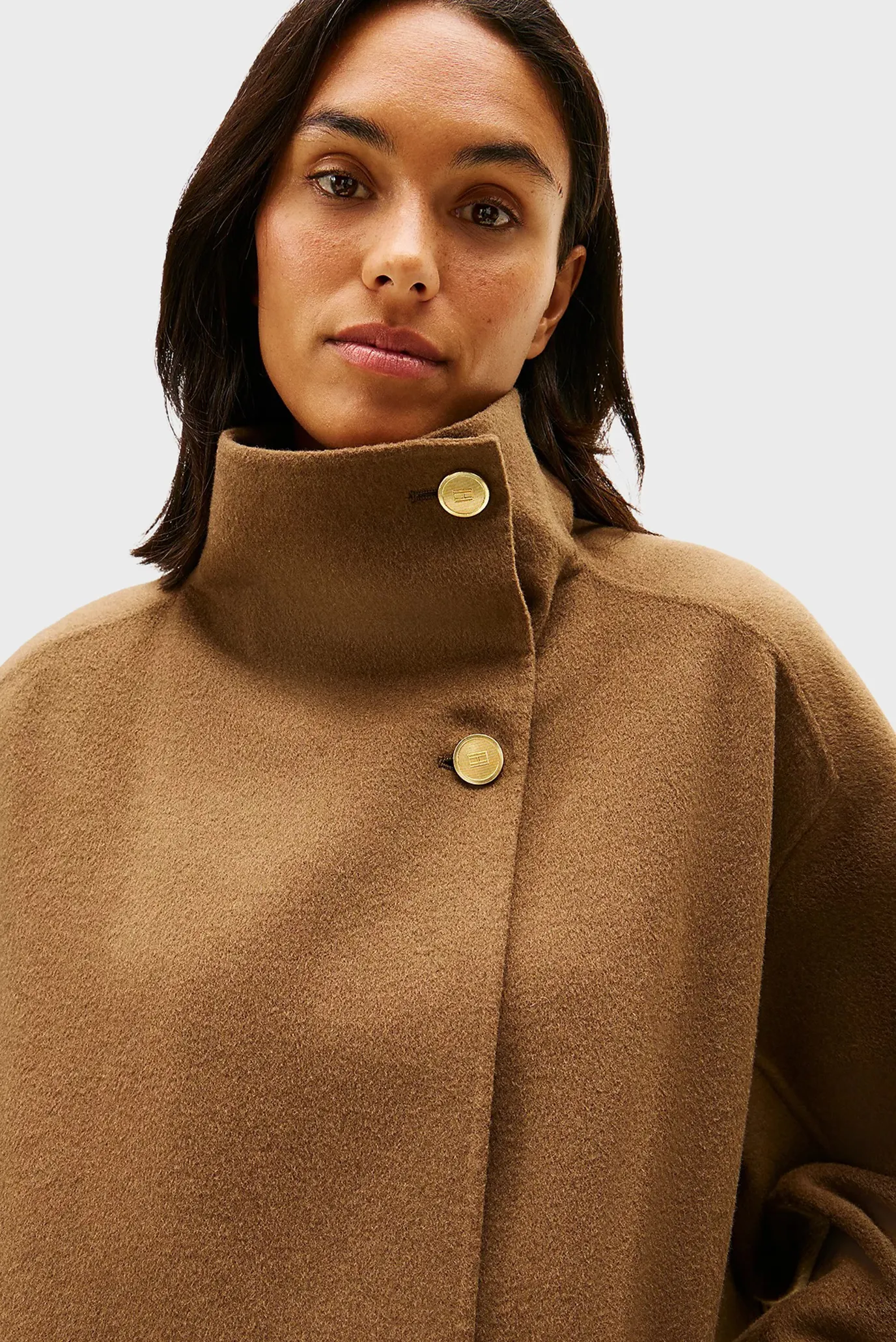 Пальто DF WOOL GB FUNNEL NK COAT 4