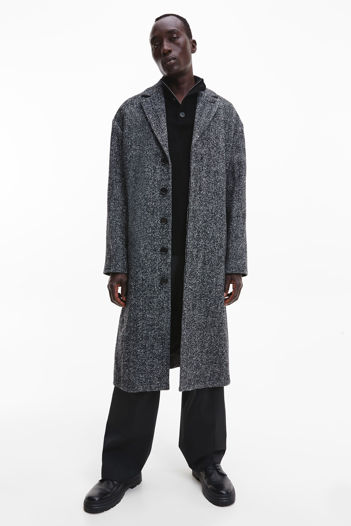Пальто FELTED BOUCLE LONG COAT 1