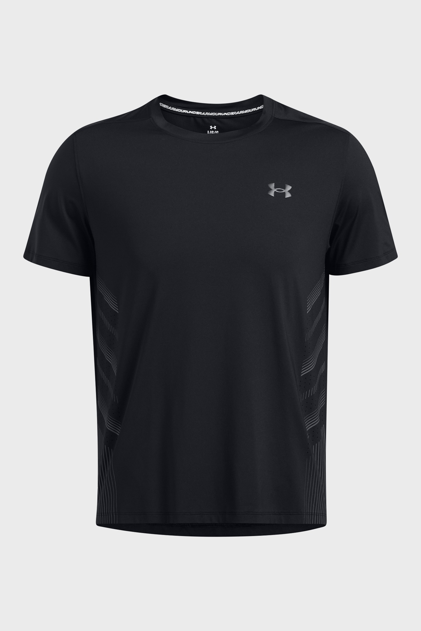 Мужская черная футболка UA LAUNCH ELITE GRAPHIC SS 4