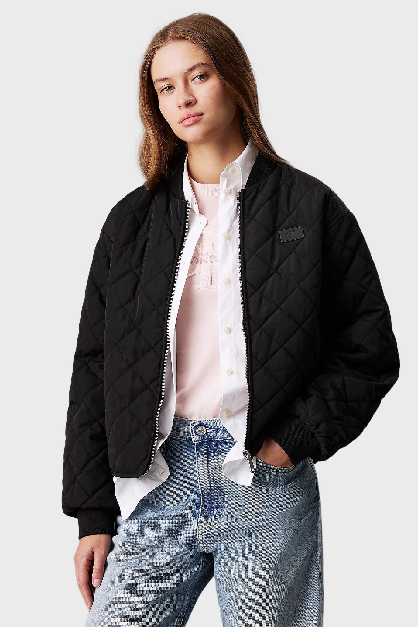 Женский черный бомбер LW QUILTED JACKET 1