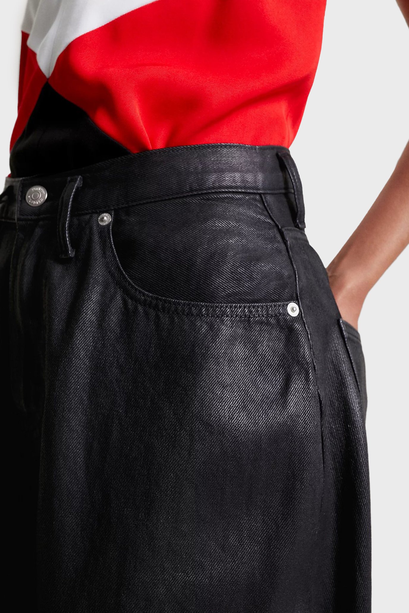 Женские черные джинсы SLOUCHY RW CTD BLK 4