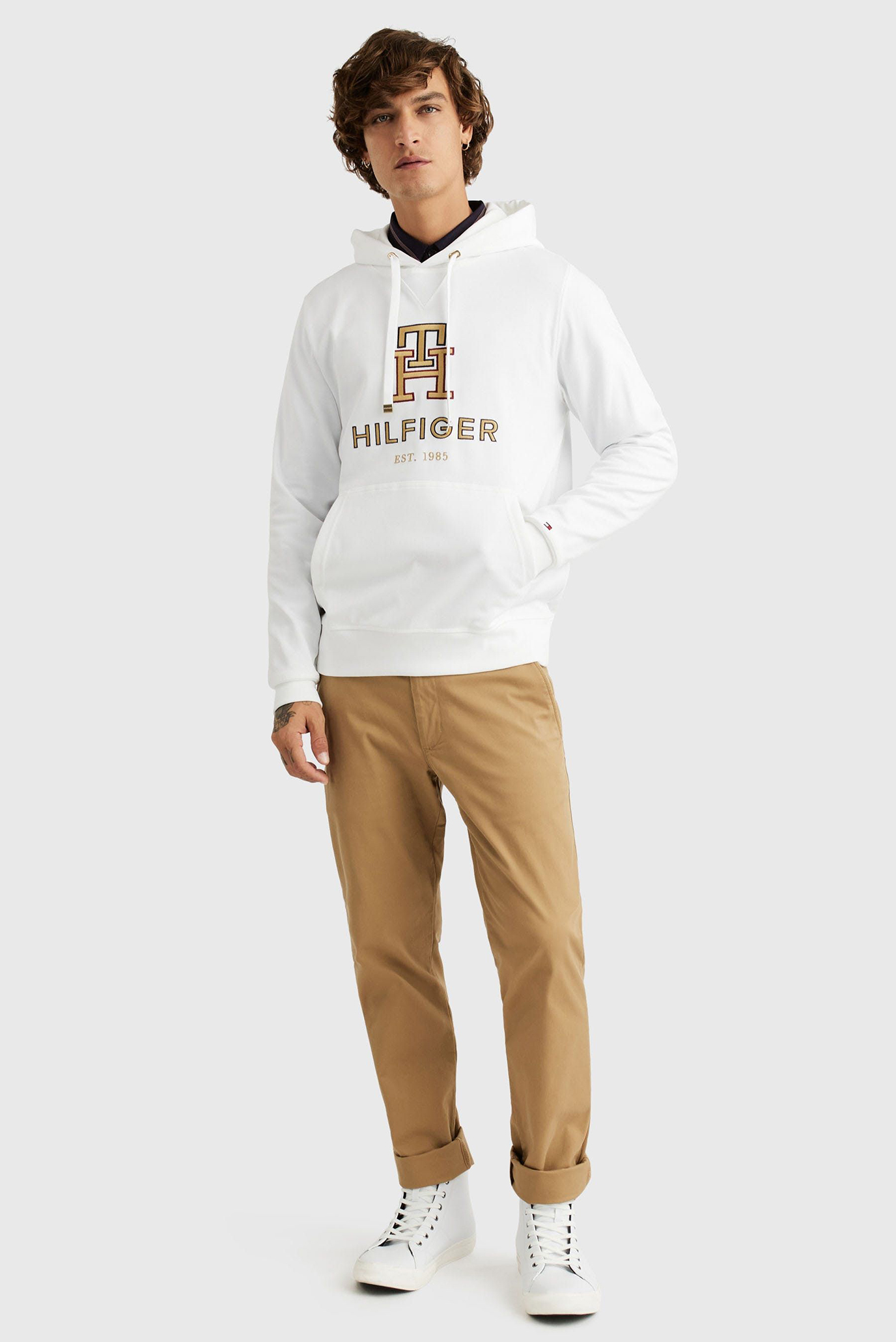 Мужское белое худи IM ICON 5