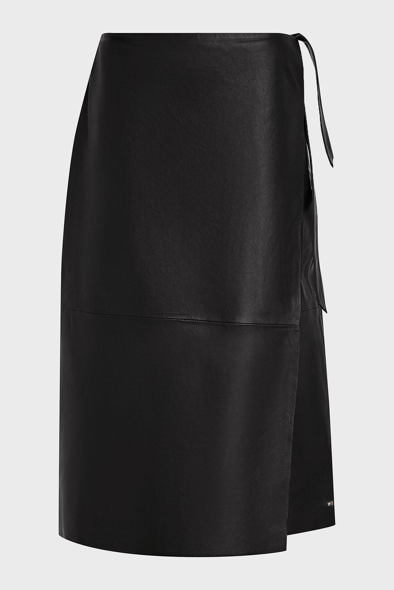 Юбка LEATHER MIDI WRAP SKIRT 5