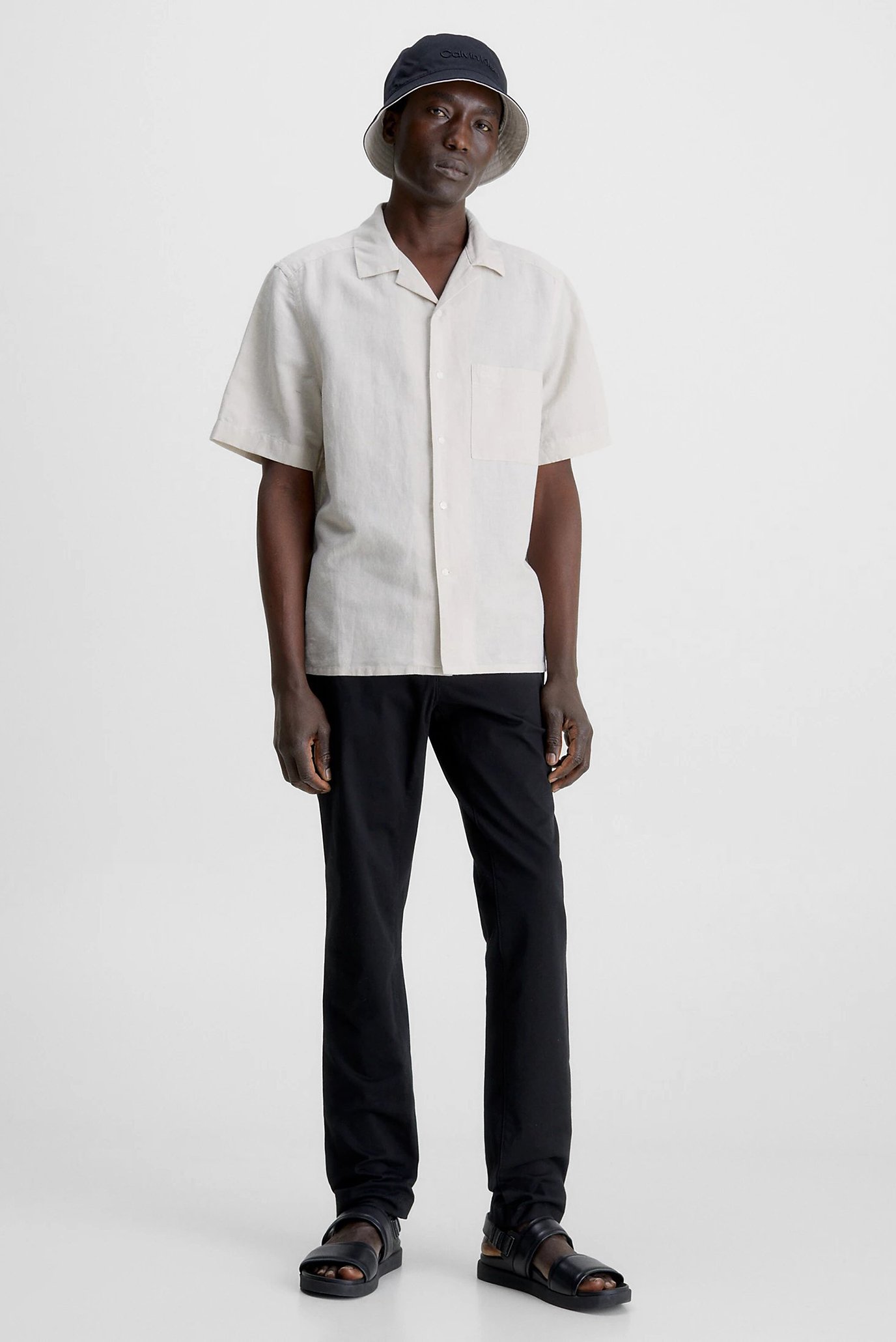 Мужские черные чиносы MODERN TWILL SLIM CHINO 3