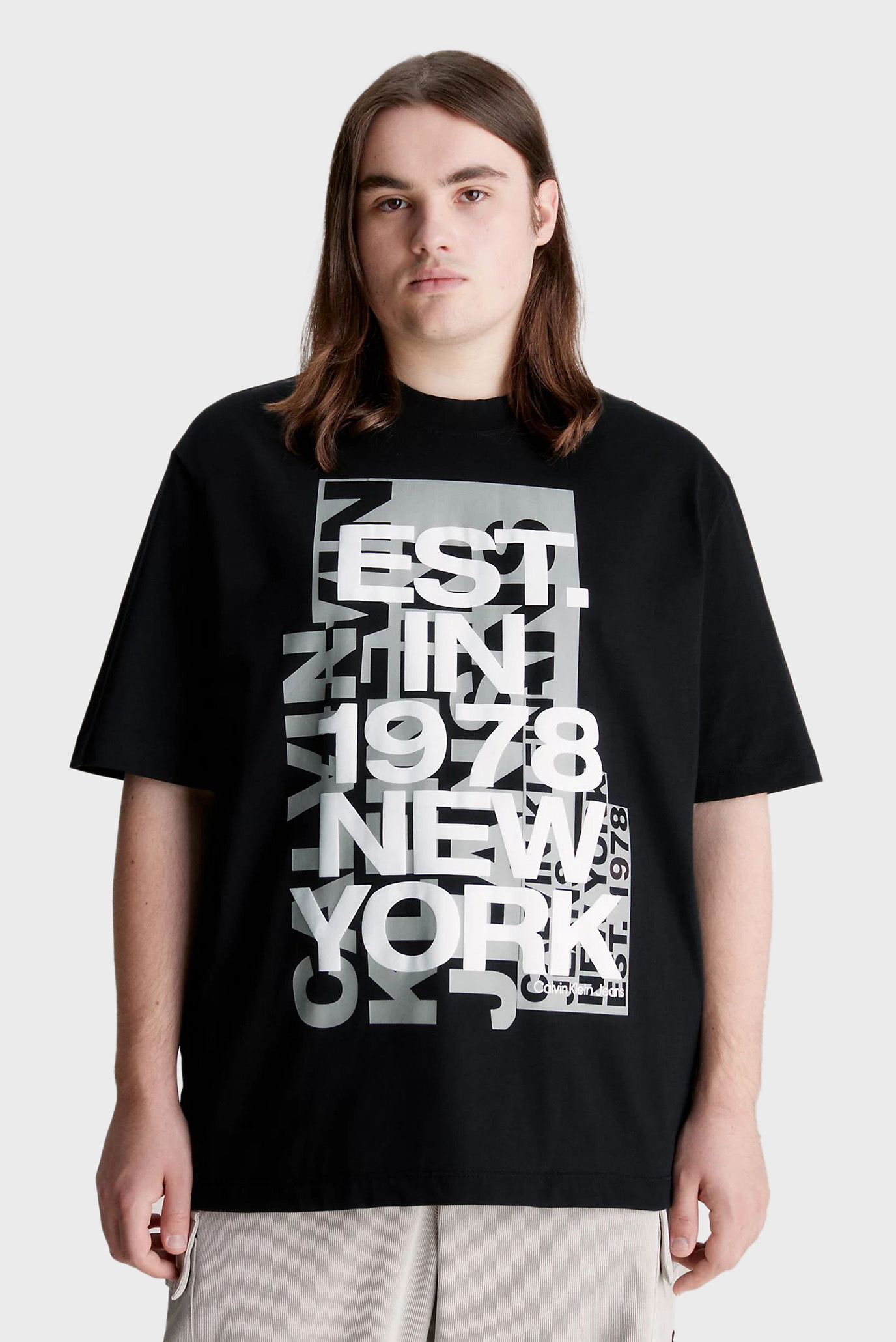 Футболка MULTI CONNECTED LOGO TEE Calvin Klein Jeans Футболка MULTI CONNECTED LOGO TEE 3