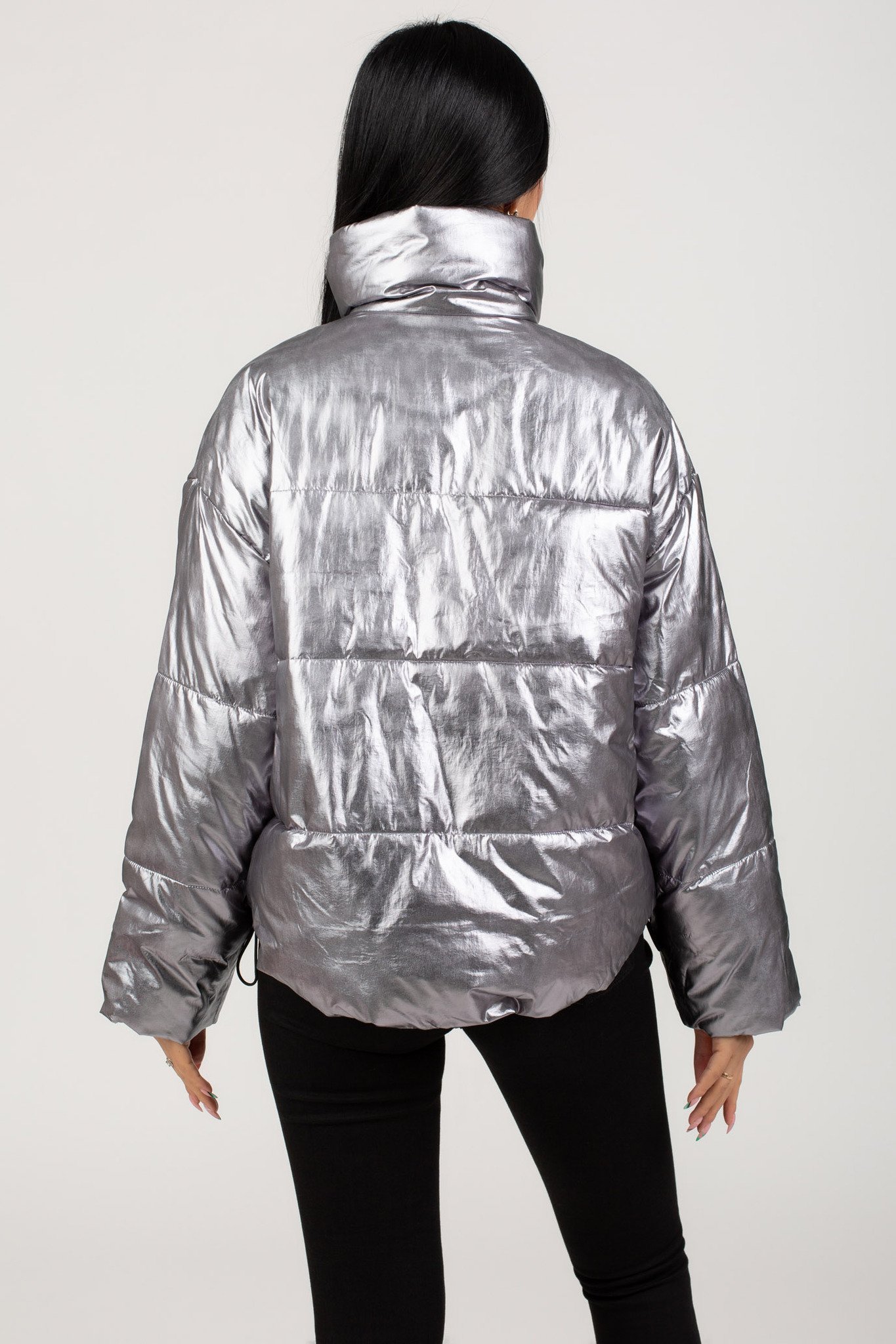 Куртка зимняя GUNMETAL SHORT OVERSIZED PUFFER 3