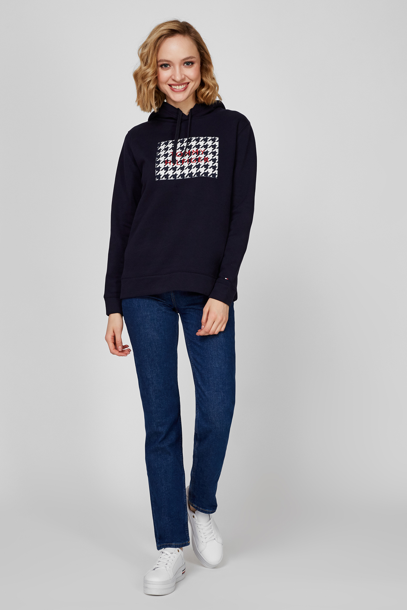 Женское темно-синее худи REGULAR HOUNDST BOX 2