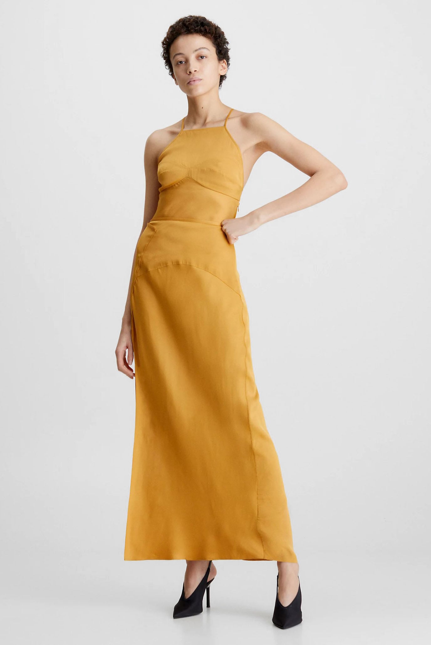 Юбка SATIN VISCOSE MAXI SKIRT 3