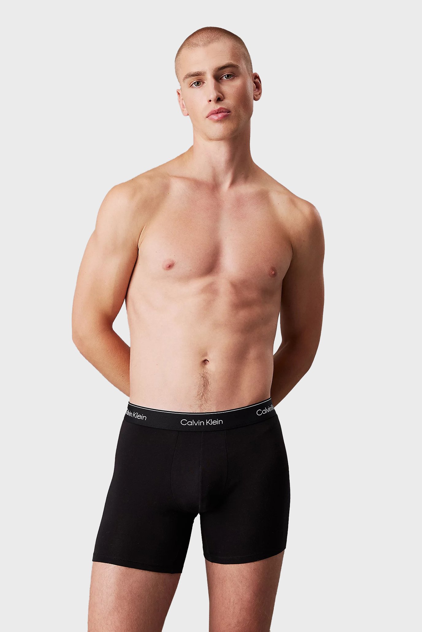 Мужские черные боксеры (3 шт) BOXER BRIEF 2