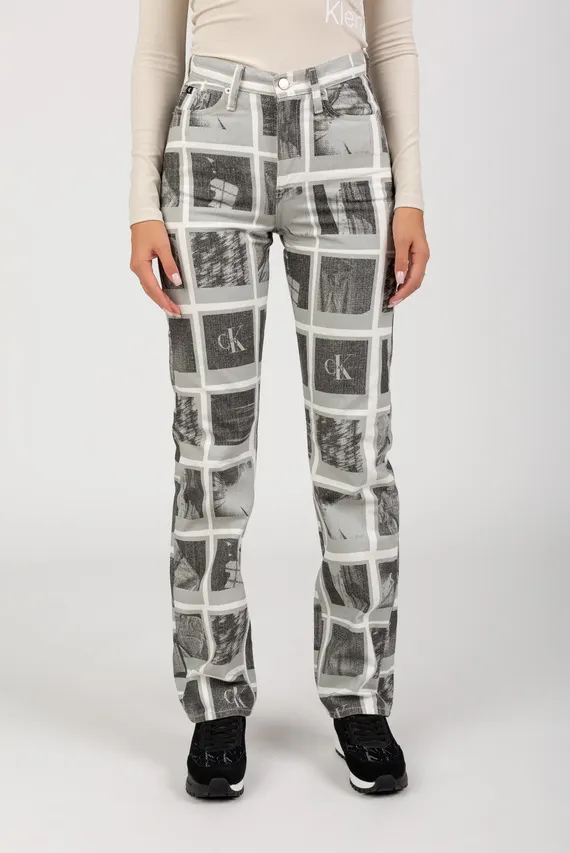 Джинсы HIGH RISE STRAIGHT Calvin Klein Jeans