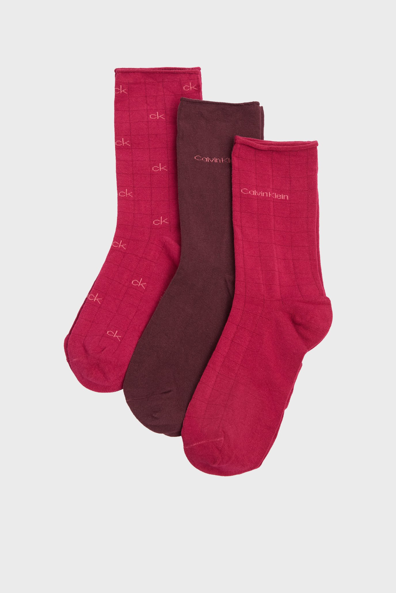 Набор носков CK WOMEN SOCK 3P GIFTBOX GRID 2
