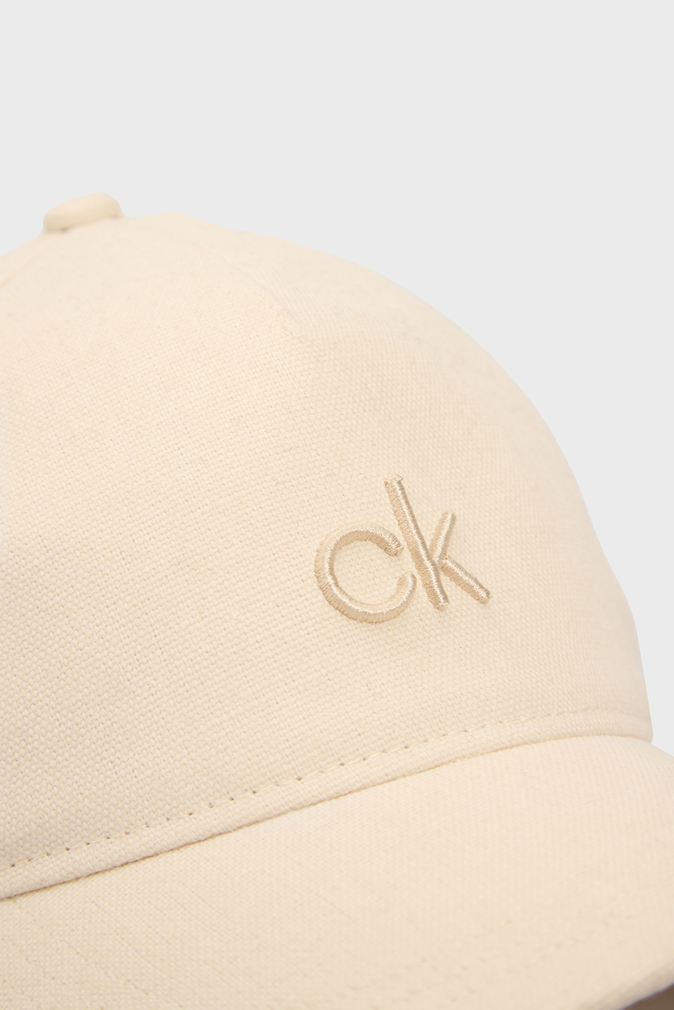 Женская бежевая льняная кепка 3