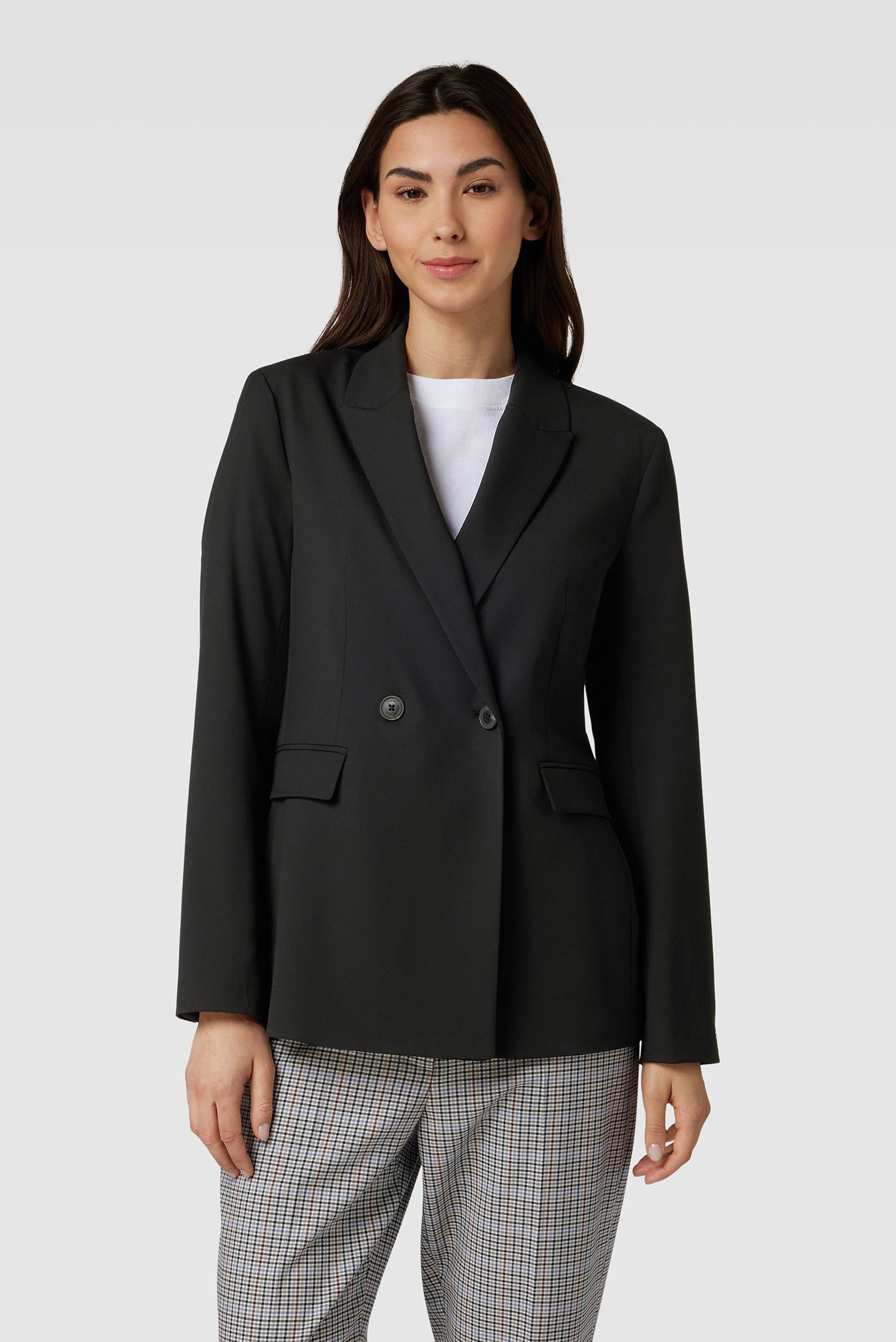 Пиджак VIS POLY BLEND DB SLIM BLAZER 1