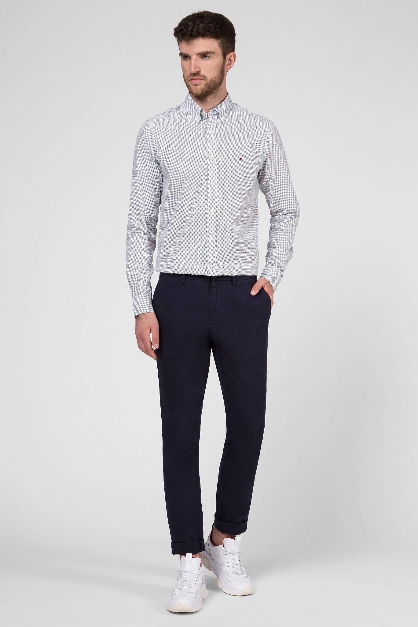 Мужские темно-синие чиносы DENTON 5