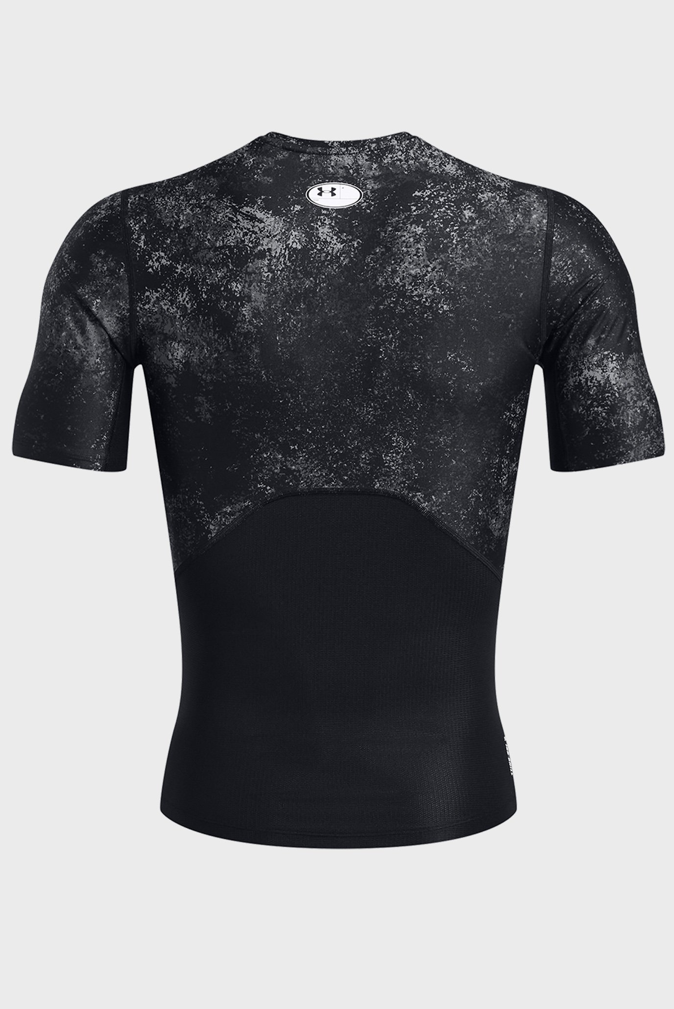 Мужская черная футболка с узором UA HG IsoChill Prtd SSUnder Armour Мужская черная футболка с узором UA HG IsoChill Prtd SS 4