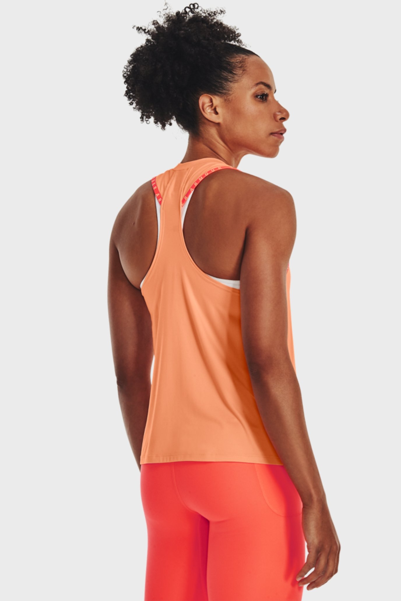 Женская персиковая майка Knockout Novelty Tank 3