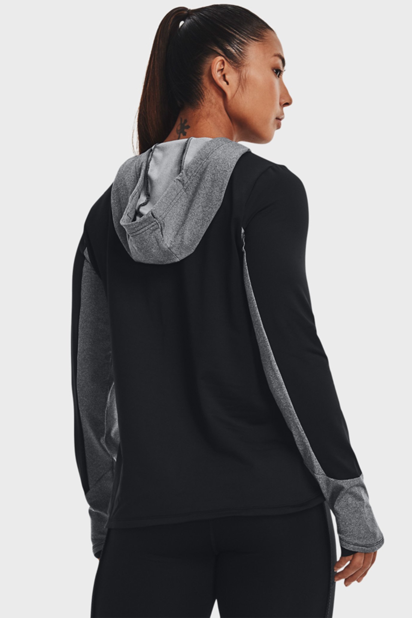 Женское черное худи UA ColdGear Hoodie Under Armour Женское черное худи UA ColdGear Hoodie 3
