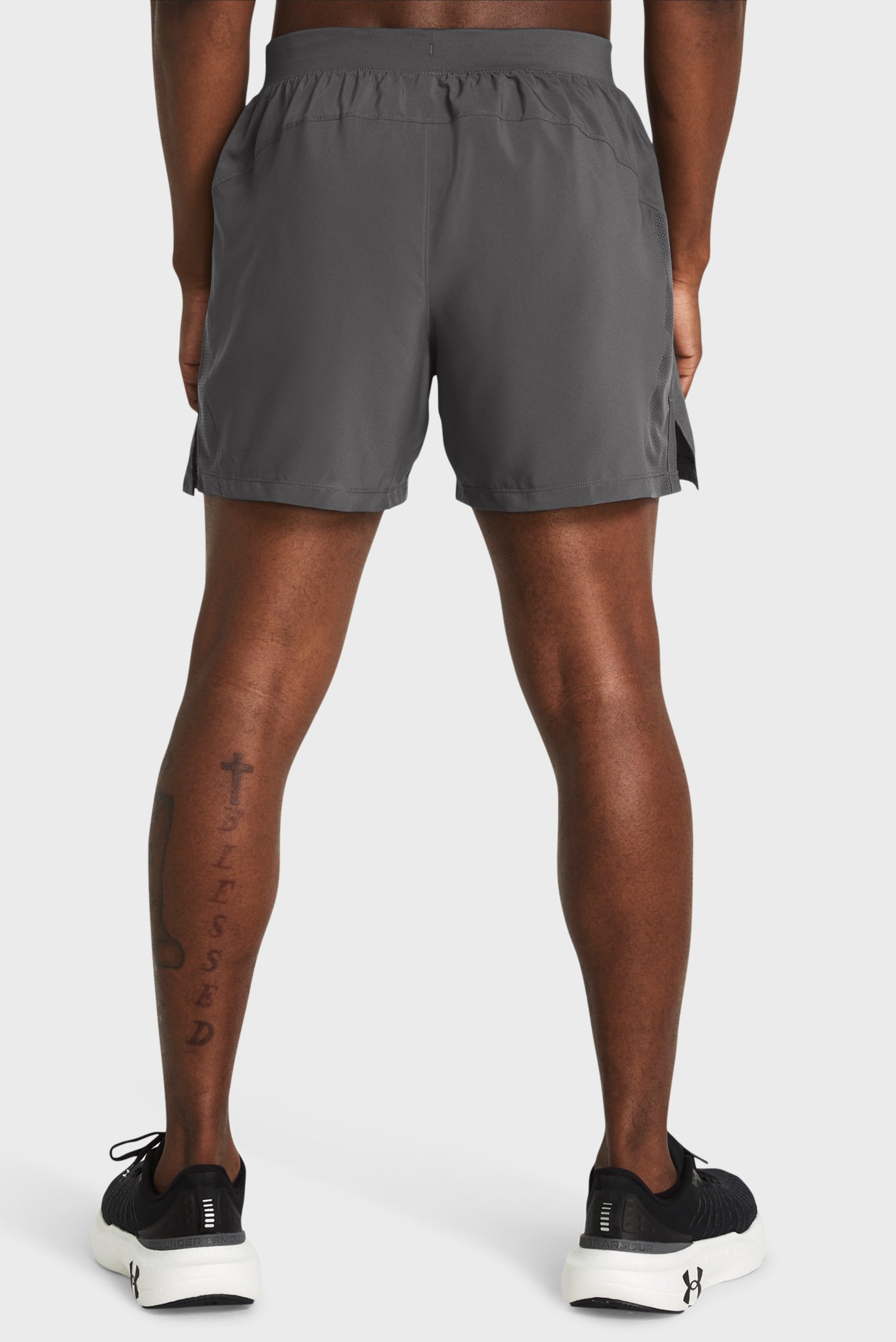 Мужские серые шорты UA LAUNCH 5'' SHORTS 3