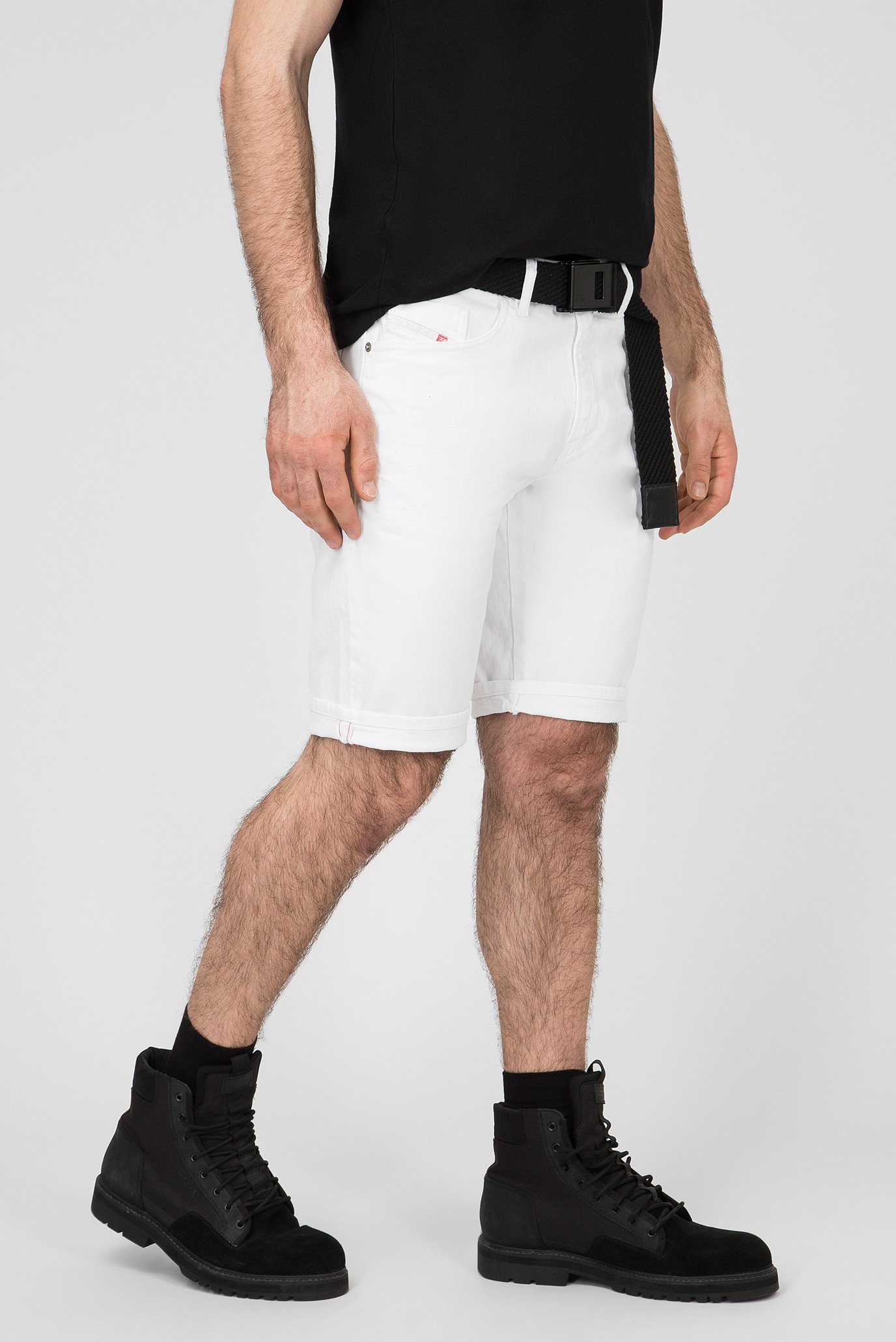 Мужские белые джинсовые шорты THOSHORT SHORTS 2