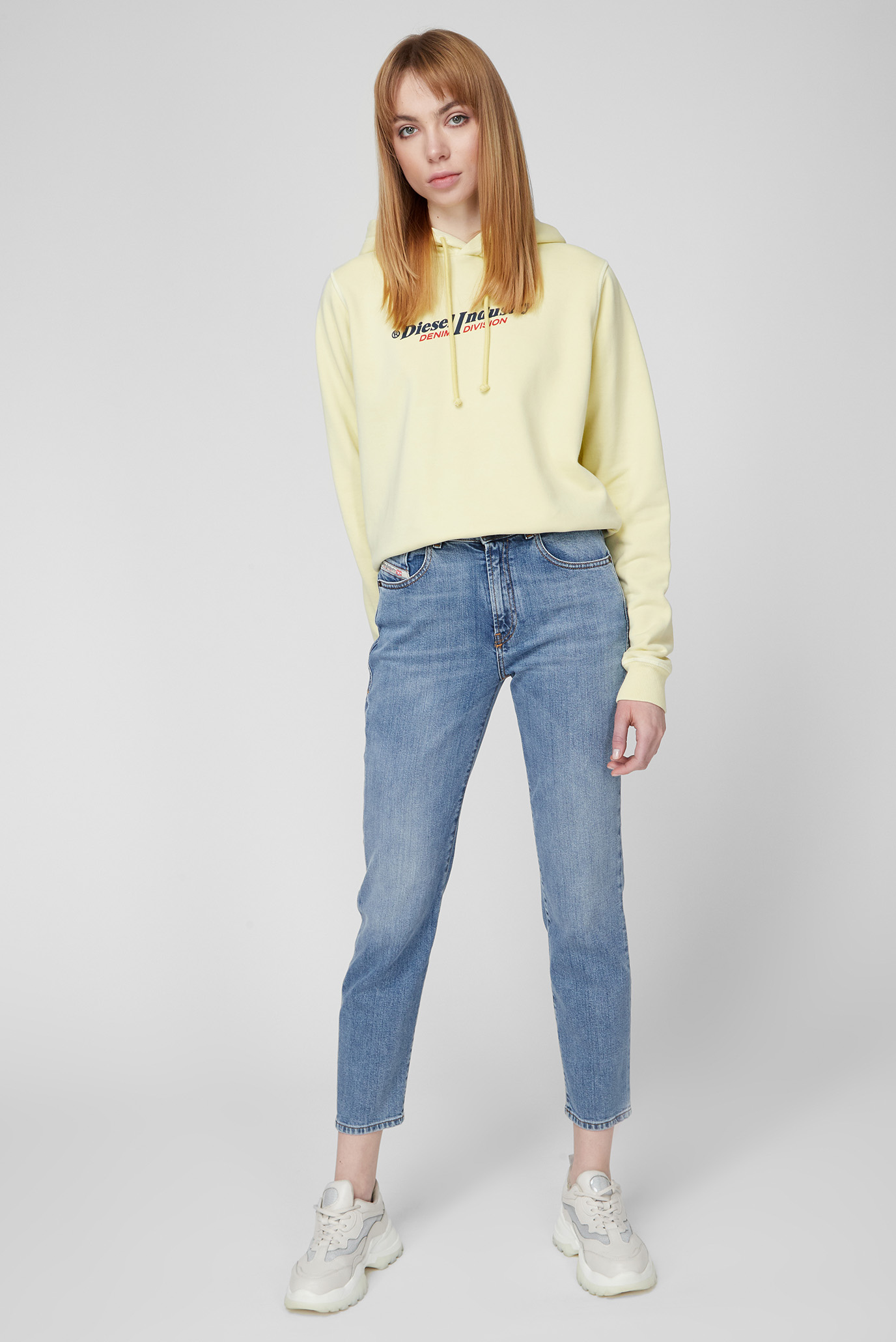 Женские синие джинсы 6