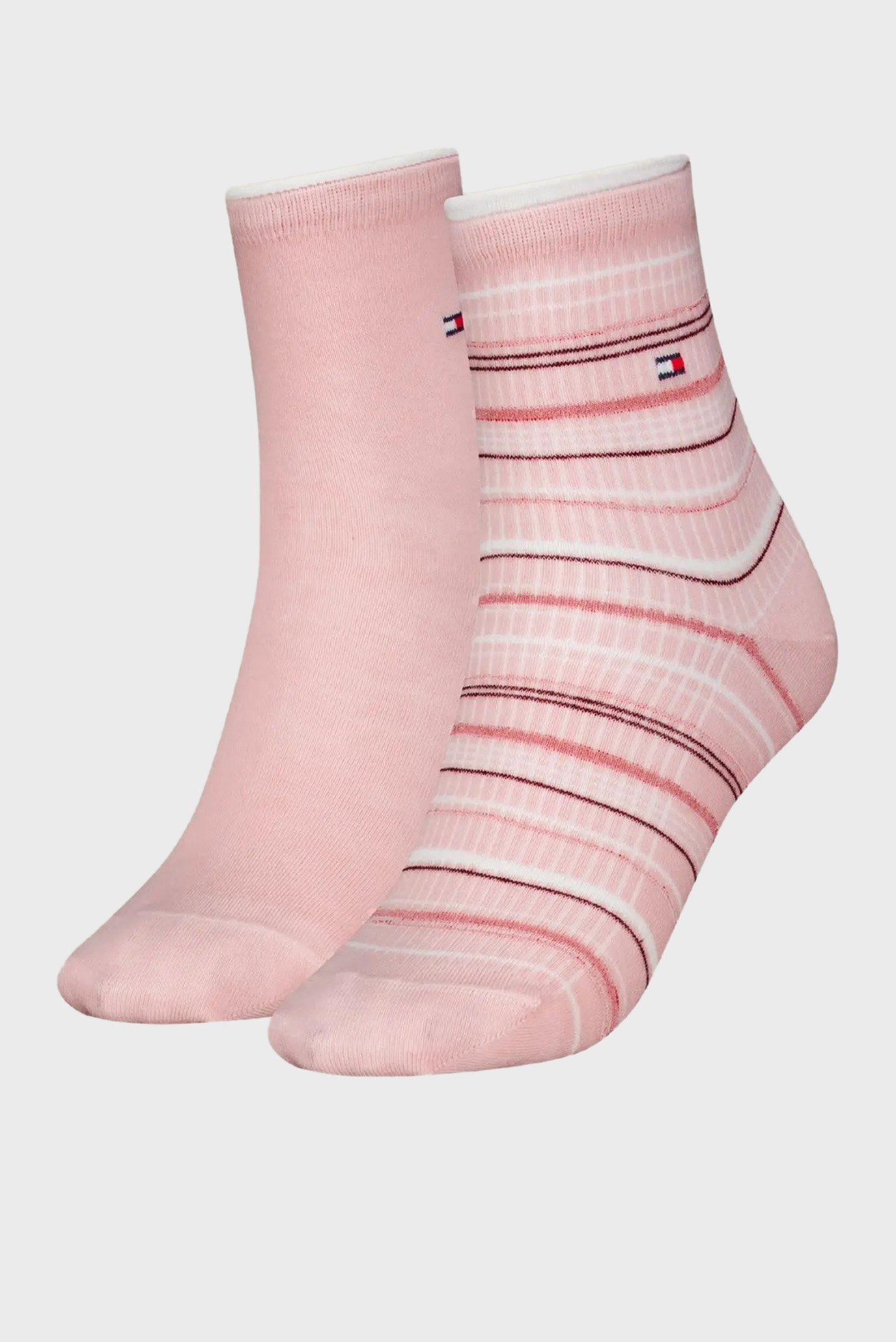 Носки TH WOMEN SHORT SOCK 2P RIB STRIPE 1