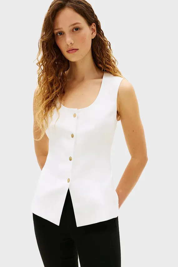 Жилет LINEN BLEND VEST Tommy Hilfiger