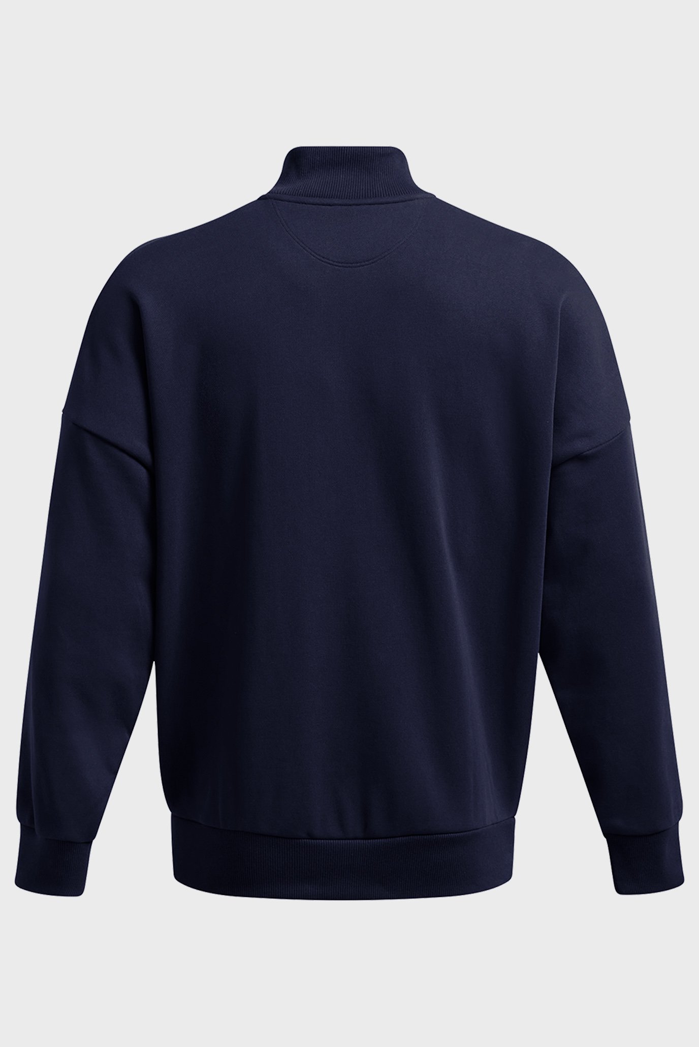 Мужская темно-синяя спортивная кофта UA Icon HWT Terry OS 1 2 Zip 5