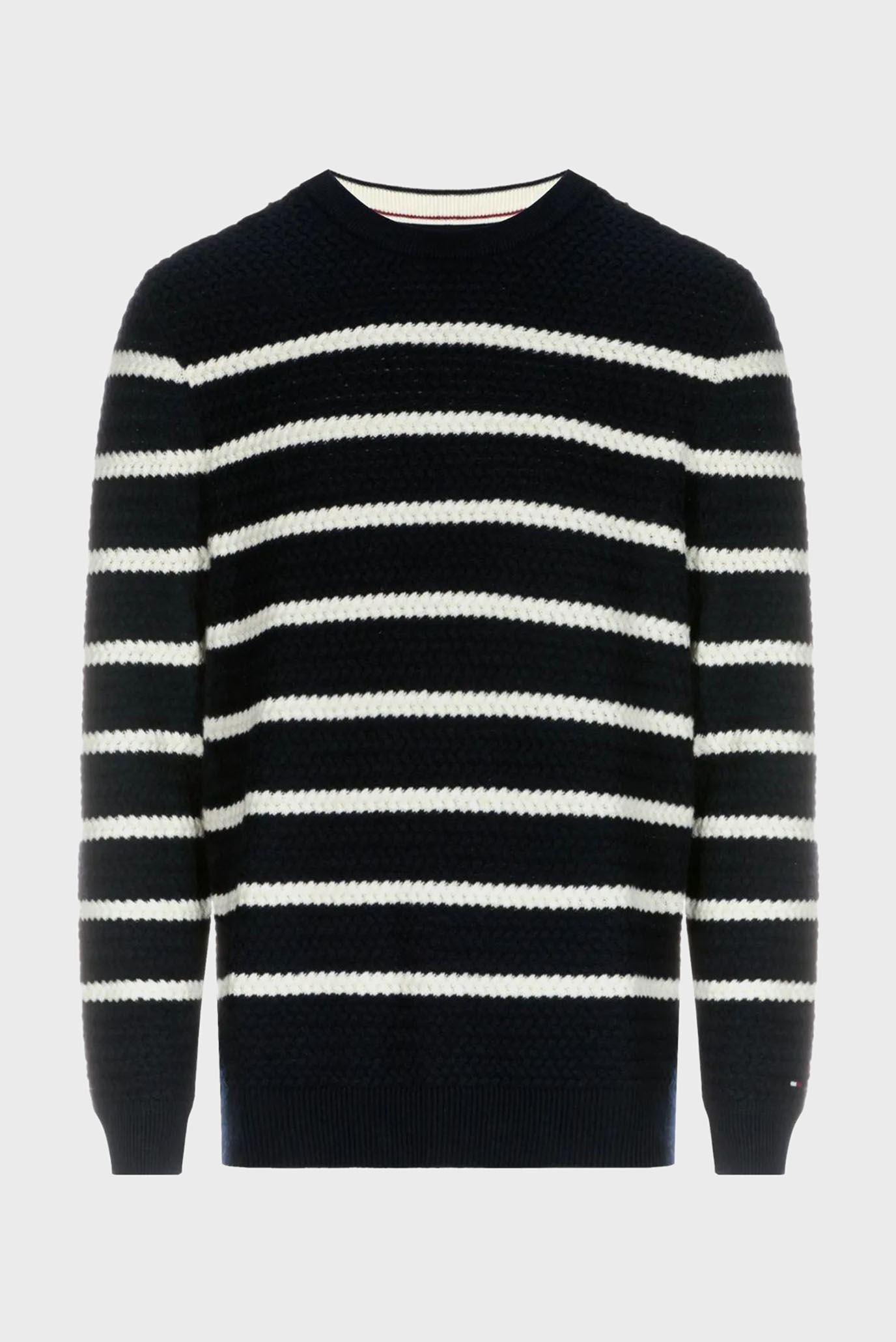 Свитер/DC HORIZONTAL STRIPE CREW NECK 1