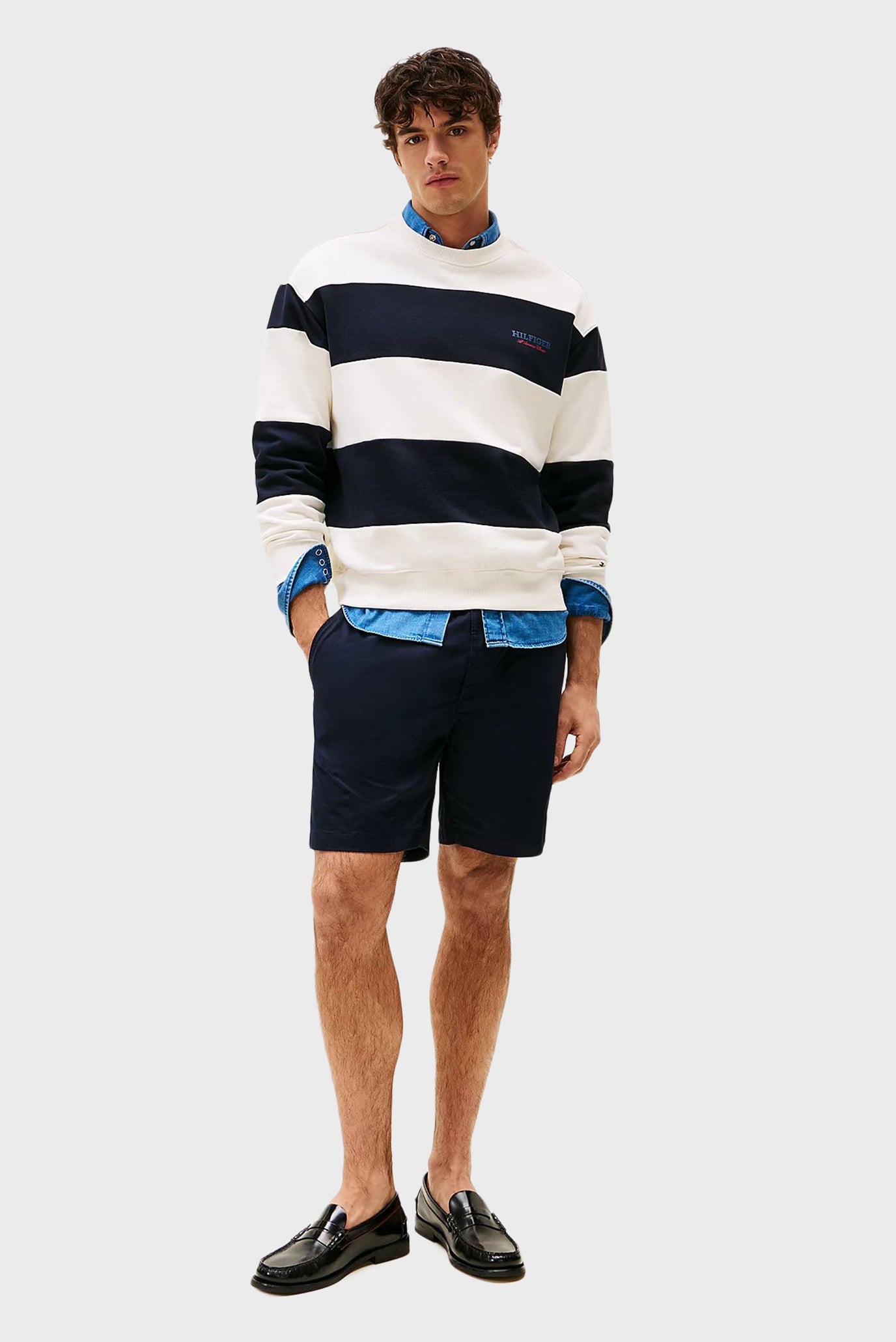 Мужские темно-синие шорты MERCER 7NC PO PAPERTOUCH 2