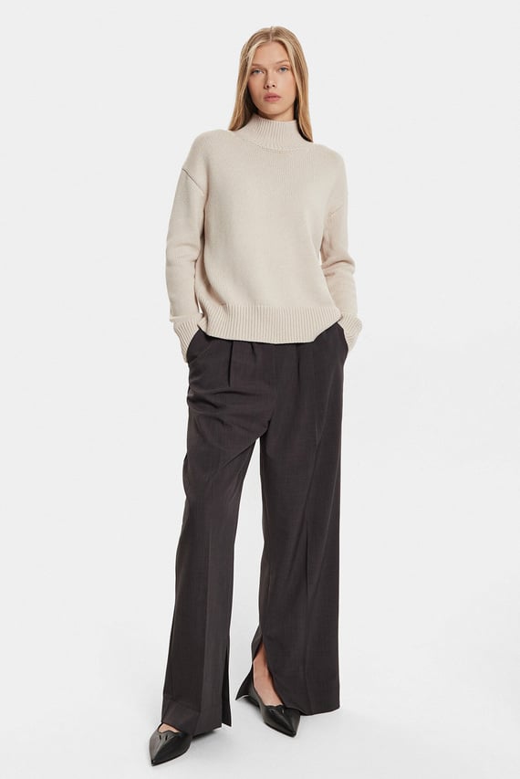 Свитер COTTON BLEND HIGH-NECK SWEATER