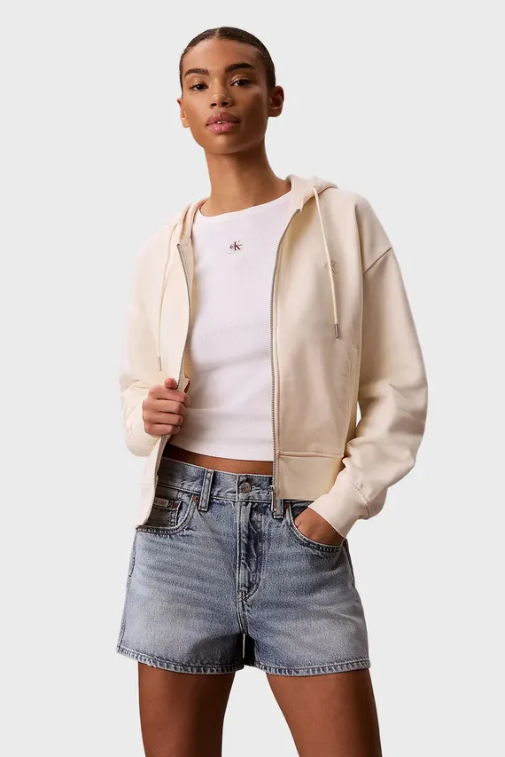 Реглан LS MONOGRAM TERRY CROP RELAXED F Calvin Klein Jeans