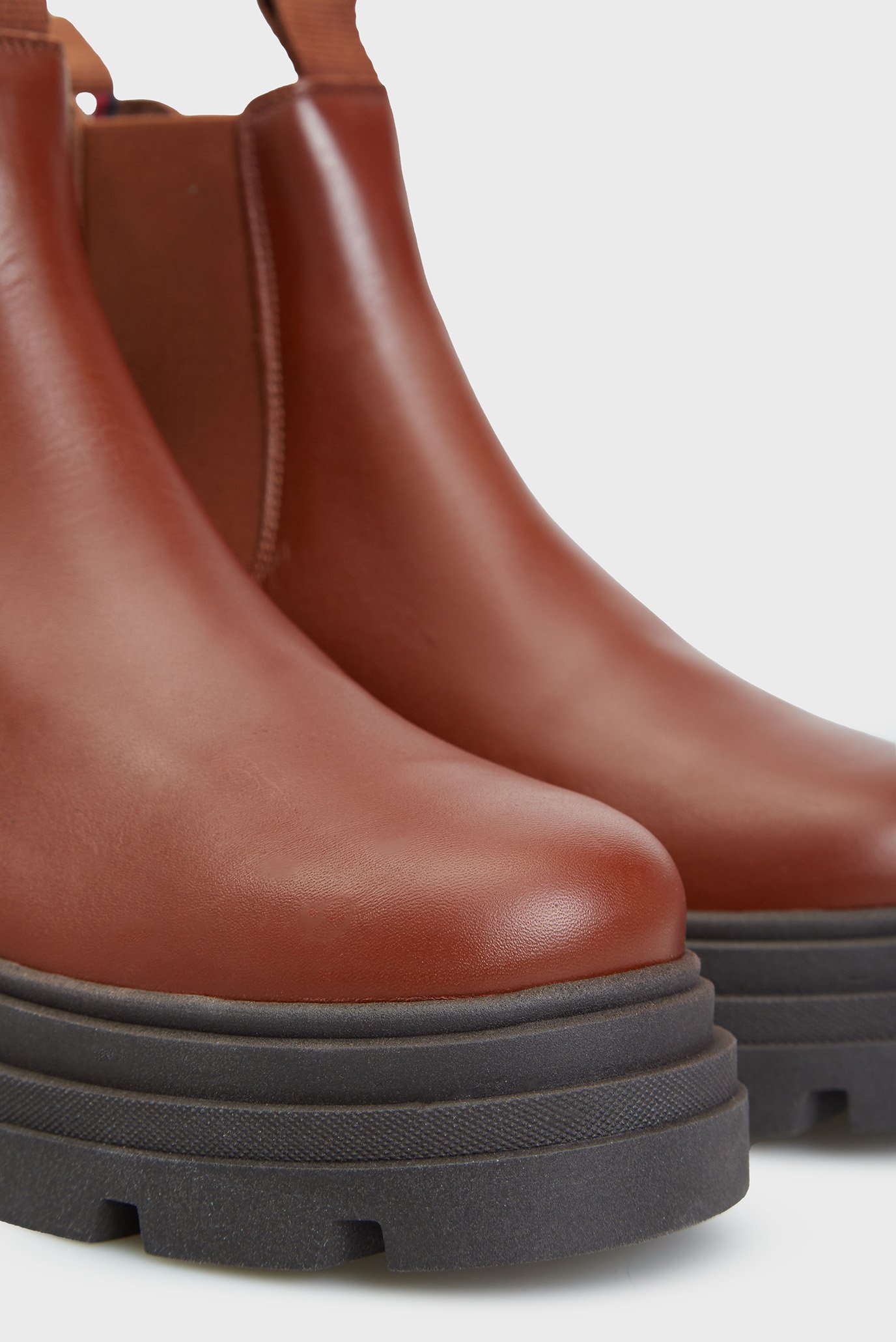 Женские коричневые челси COMBAT LEATHER LOW CHELSEA 2