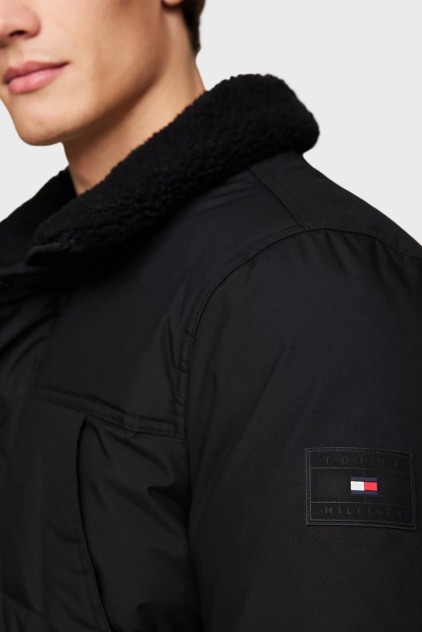 Мужская черная парка ROCKIE UTILITY PARKA 4