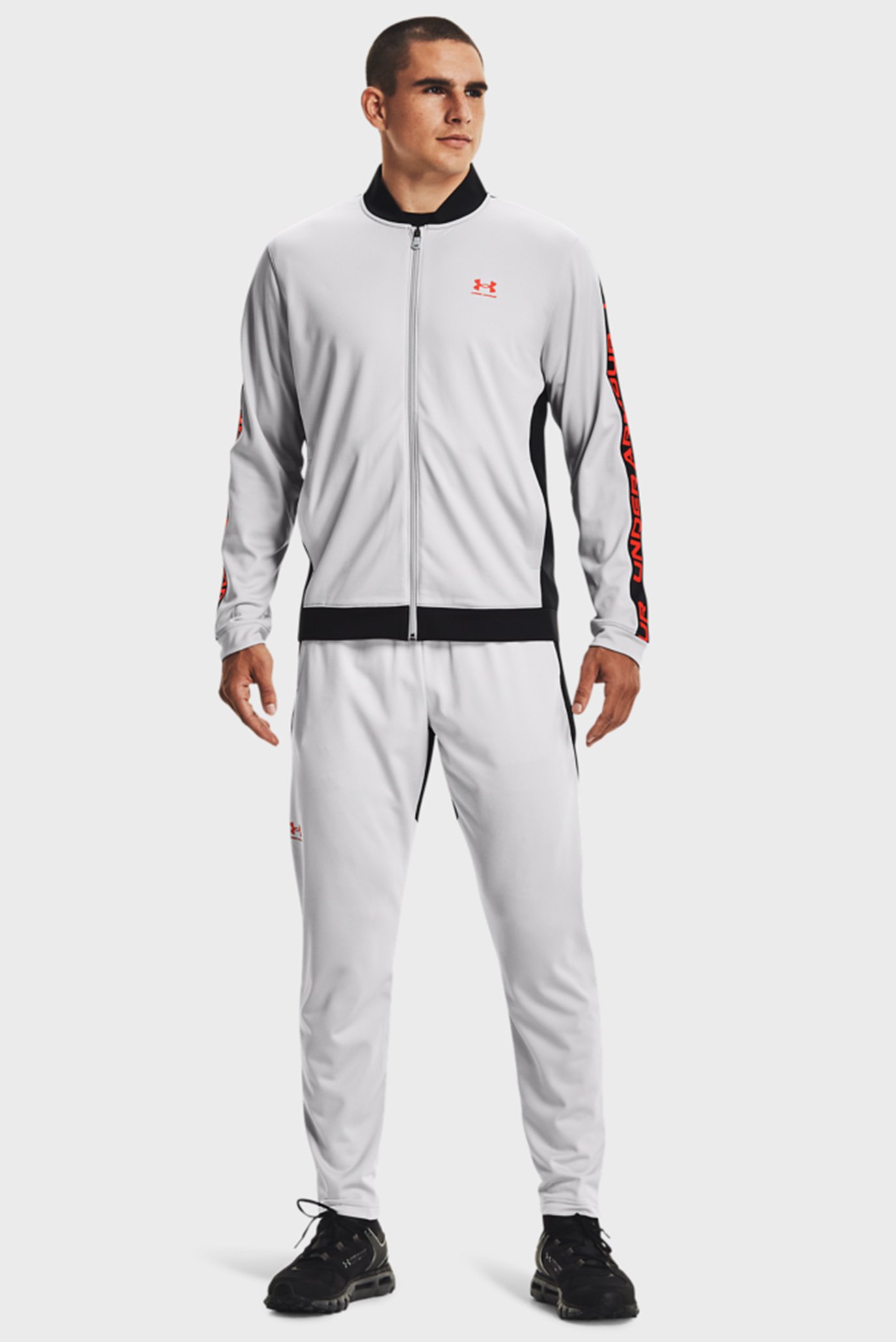 Мужские светло-серые спортивные брюки UA TRICOT FASHION TRACK PANT Under Armour Мужские светло-серые спортивные брюки UA TRICOT FASHION TRACK PANT 9