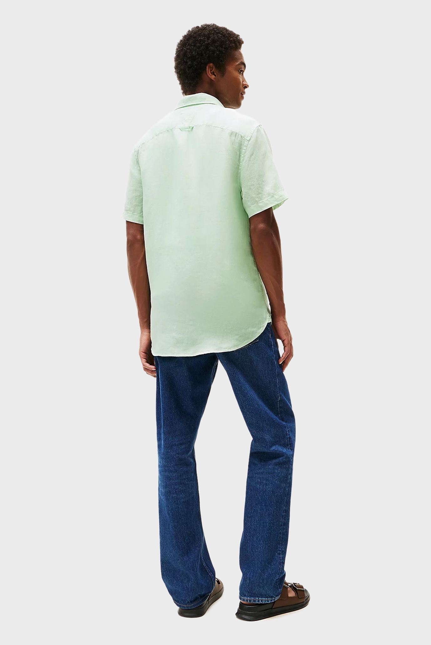 Рубашка с коротким рукавом PIGMENT DYED LINEN RF SHIRT S S 4