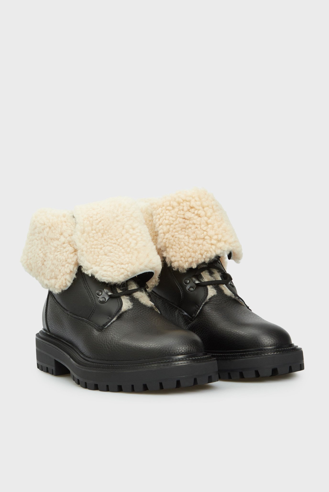 Женские черные кожаные хайкеры Tweety 3