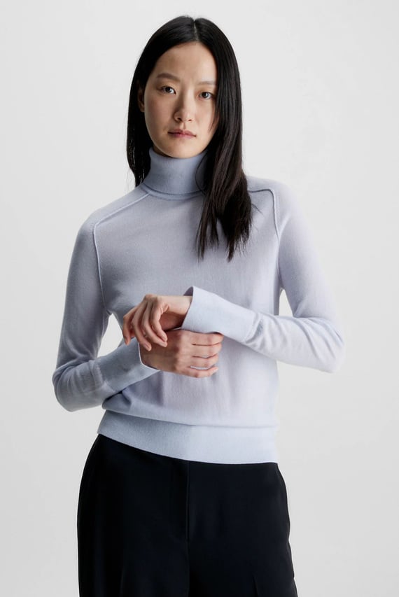Гольф EXTRA FINE WOOL ROLL-NK SWEATER