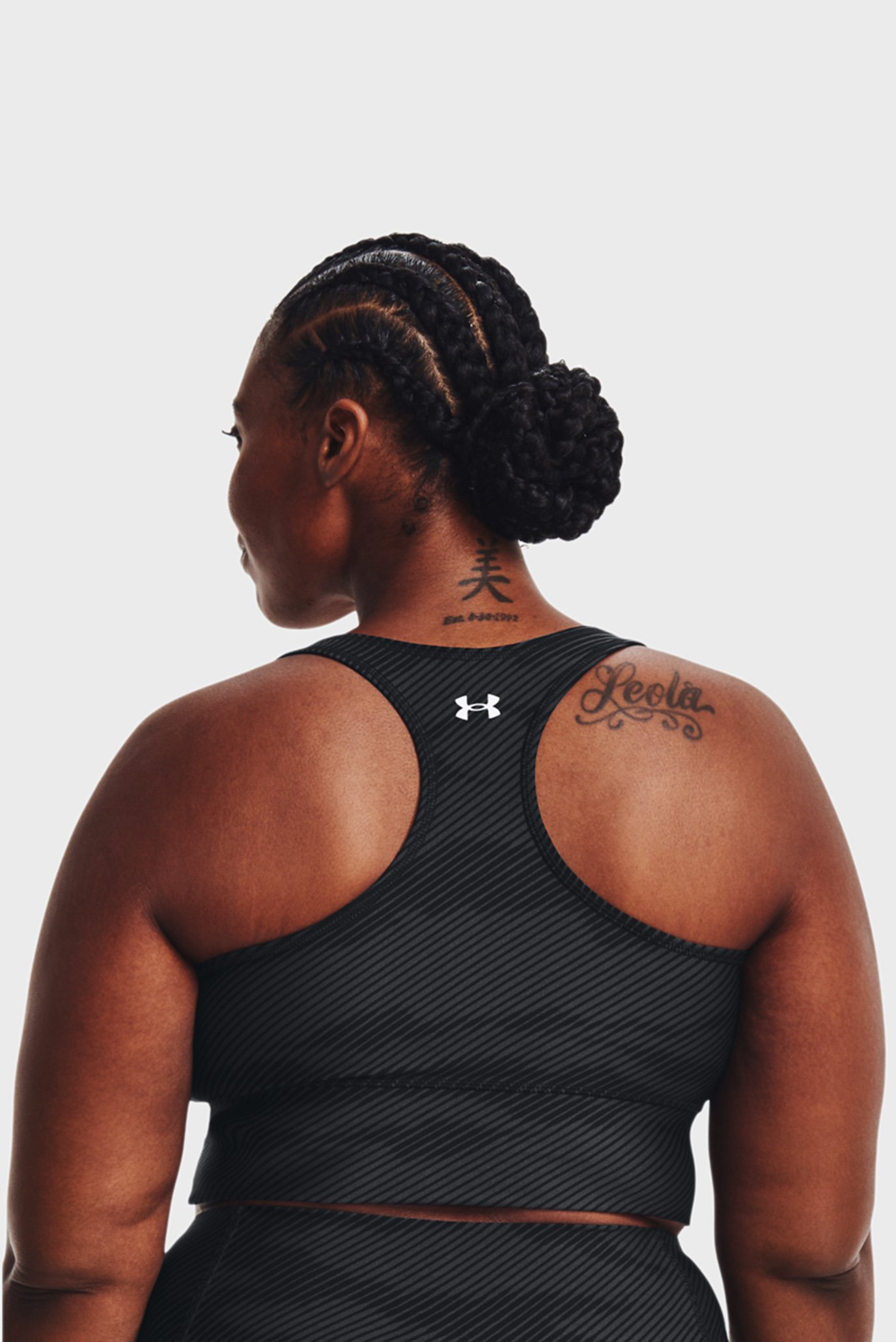 Женский черный топ UA Pjt Rock HG Bra Under Armour Женский черный топ UA Pjt Rock HG Bra 4