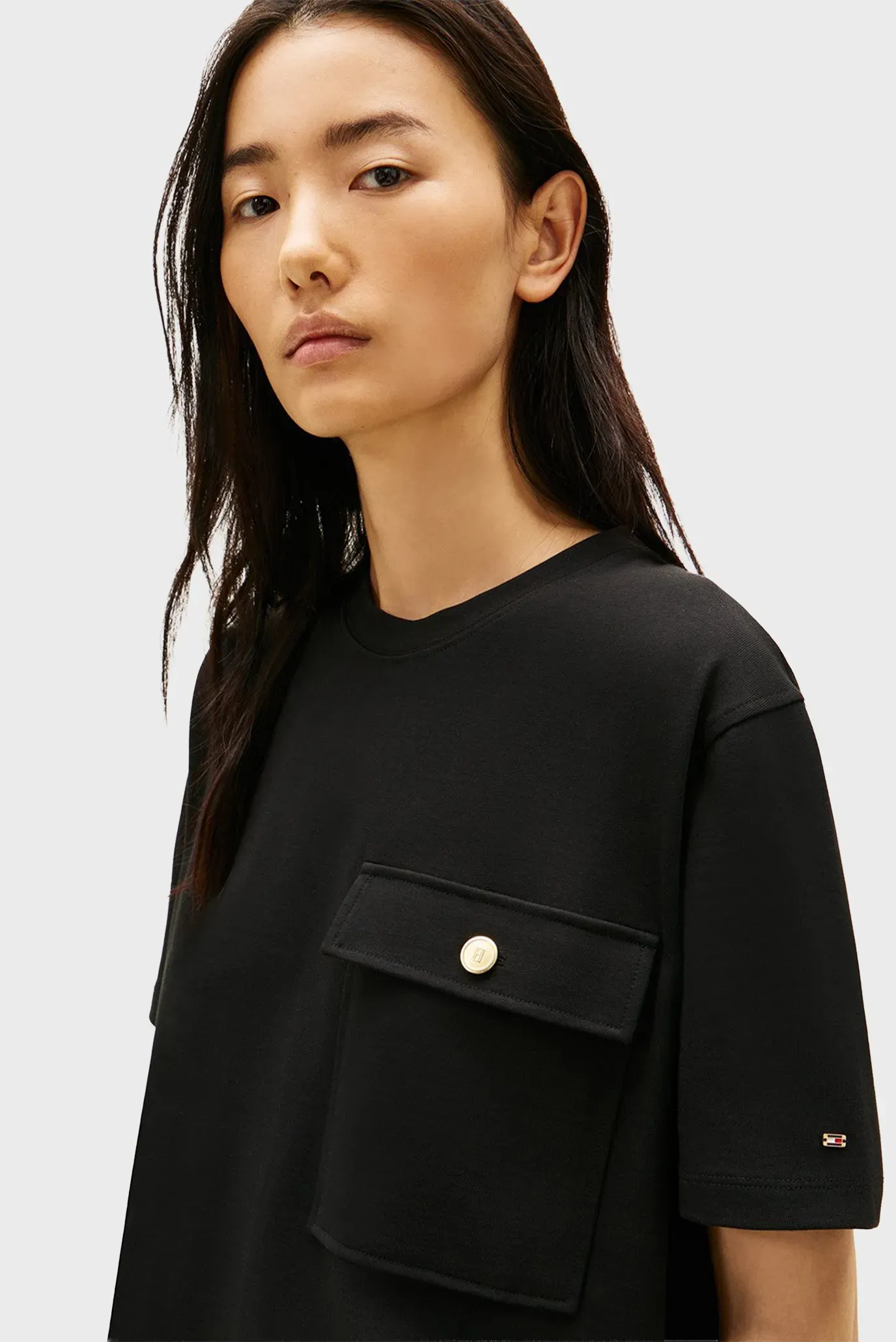 Футболка GOLD BUTTON LONG SS TEE 4