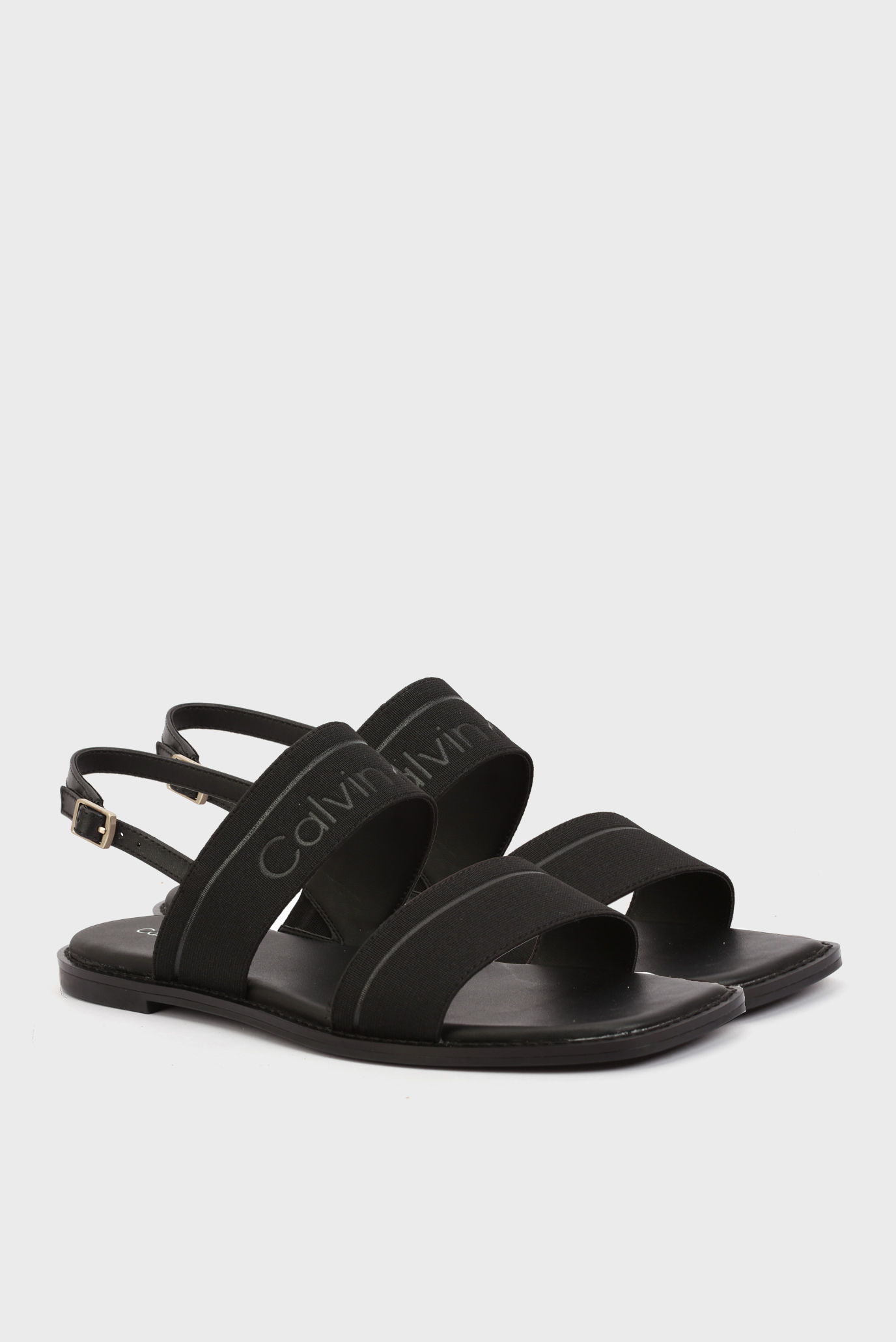 Женские черные сандалии 2