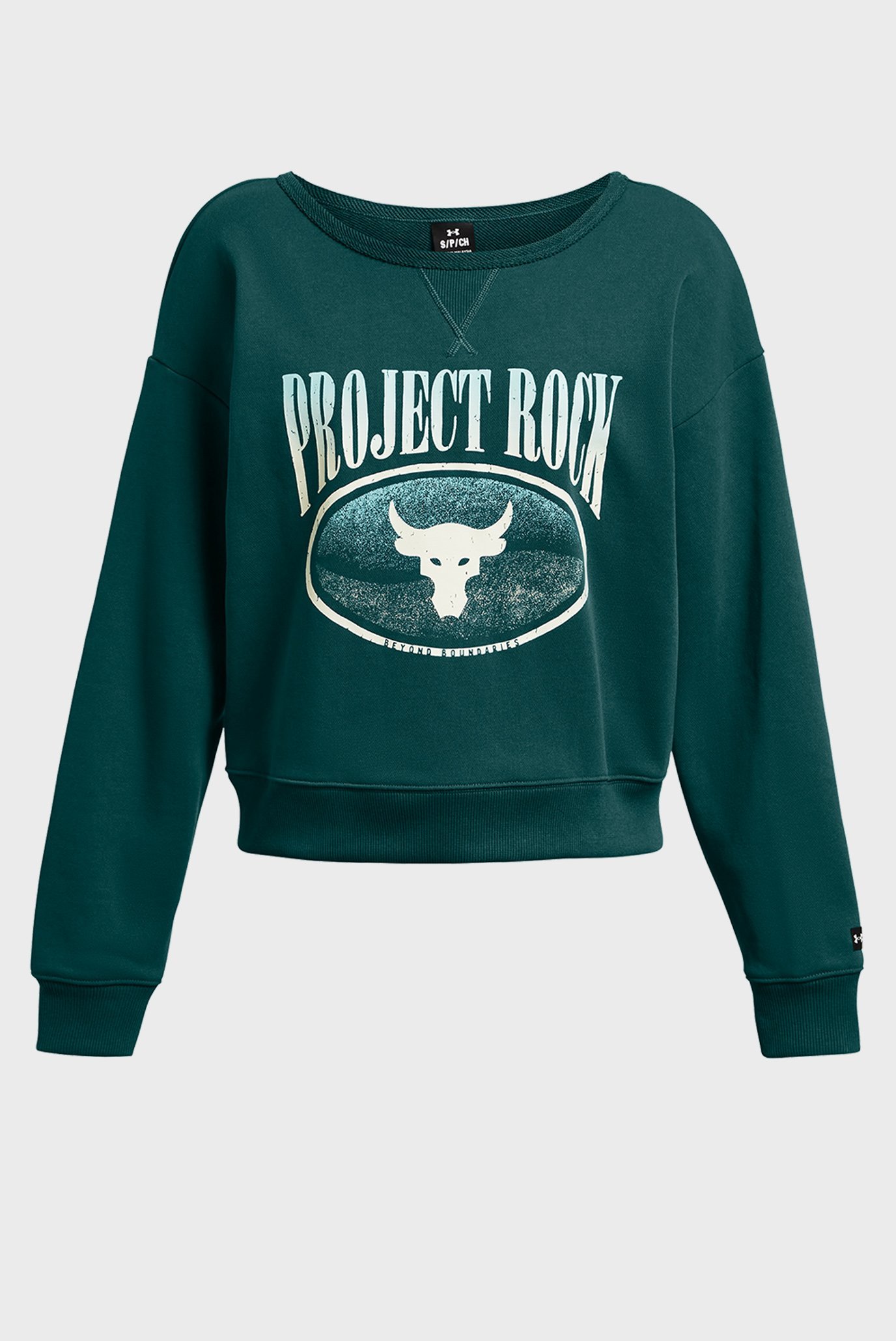 Женский зеленый свитшот Pjt Rck HW Terry LS Q1 3